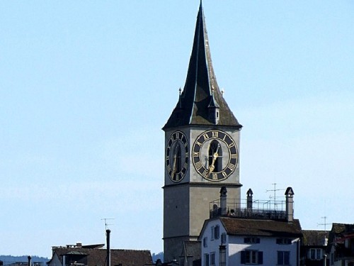 Sui�a - Zurique - Peterskirche - Clique para ativar o Slide Show